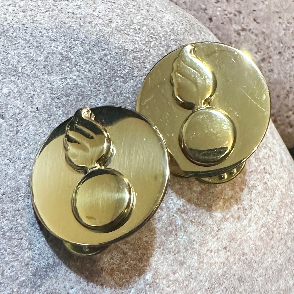 Lot 2  U.S. Army Ordnance Corps Lapel Pins Shiny Gold‎ Made in USA